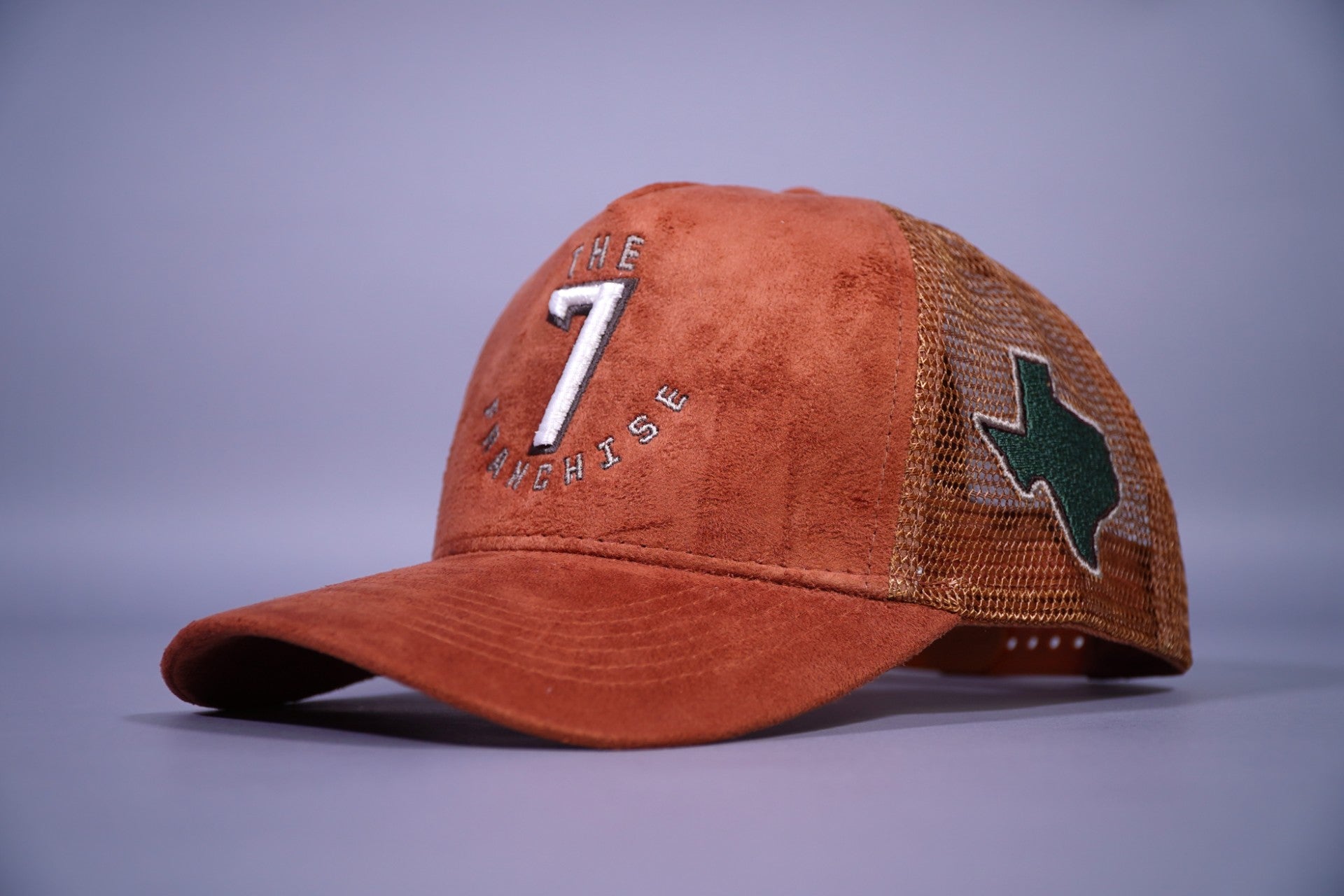 FRANCH7SE ORANGE SUEDE CAP